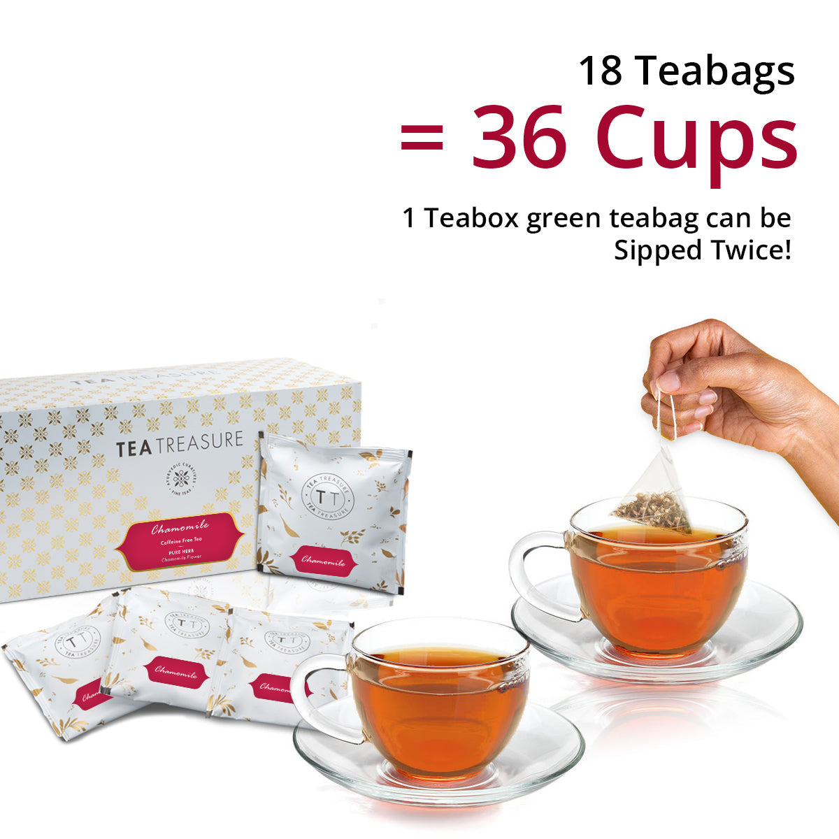 chamomile tea bags quantity