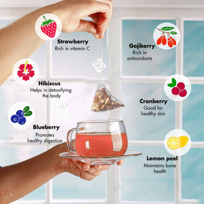 berry blast tea bags ingredients
