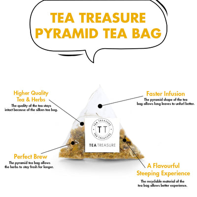 chamomile tea pyramid tea bag